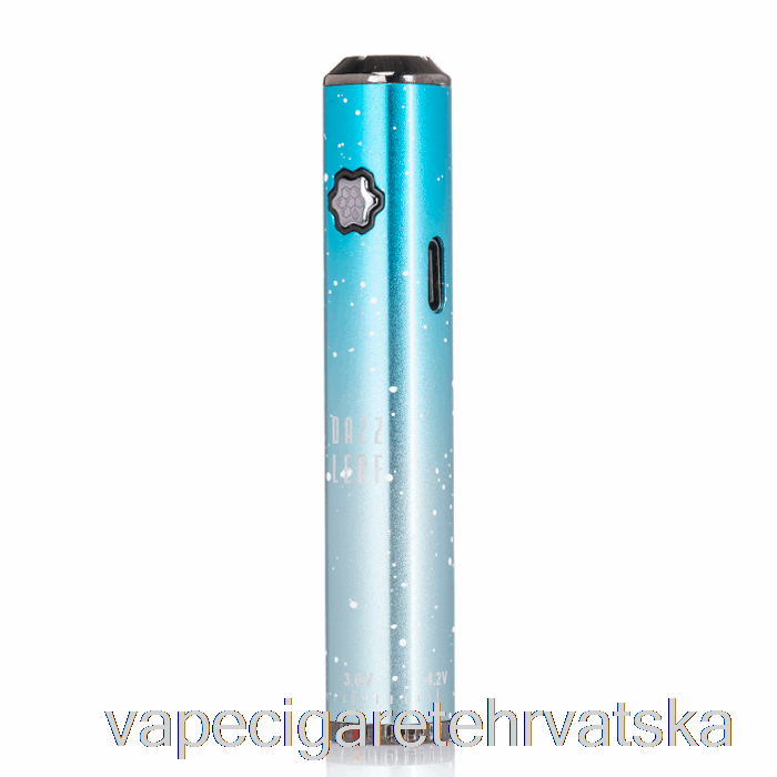 Vape Hrvatska Dazzleaf Squarii Bottom Twist 510 Baterija Sky Blue Splatter